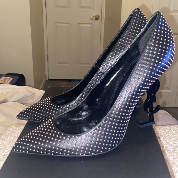 Yves Saint Laurent Studded Opyum Pumps #592627 ORRVV - Picture 8 of 11